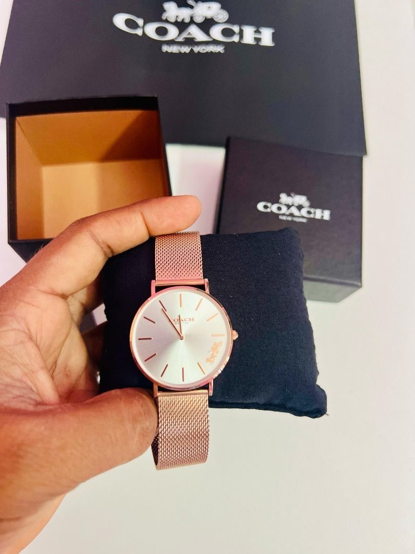 PROMO SALE Coach Perry Women s Watch Rose Gold 14503126 Bracelet Type