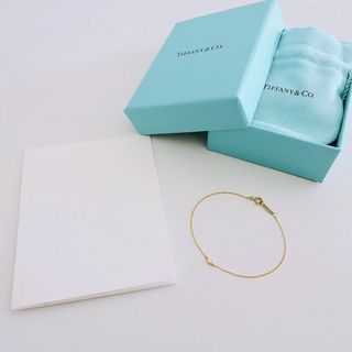 二手 TIFFANY & Co 蒂芙尼 18K金 鑽石手鍊