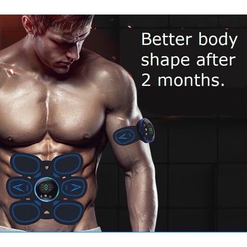 Abs Trainer,EMS Abdominal Muscle Stimulator,Abdominal Toning Belts, ABS  trainer Ab Belt Toning Gym Workout, Sports Equipment, Other Sports  Equipment and Supplies on Carousell