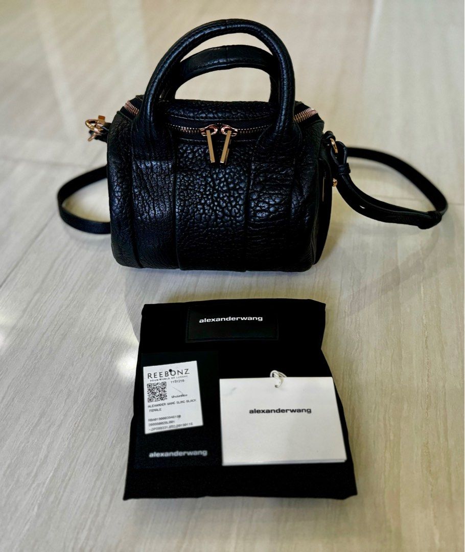 Alexander wang mini rockie rose gold best sale