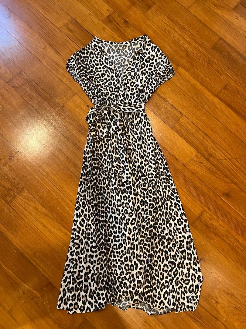 H&m leopard top maxi dress