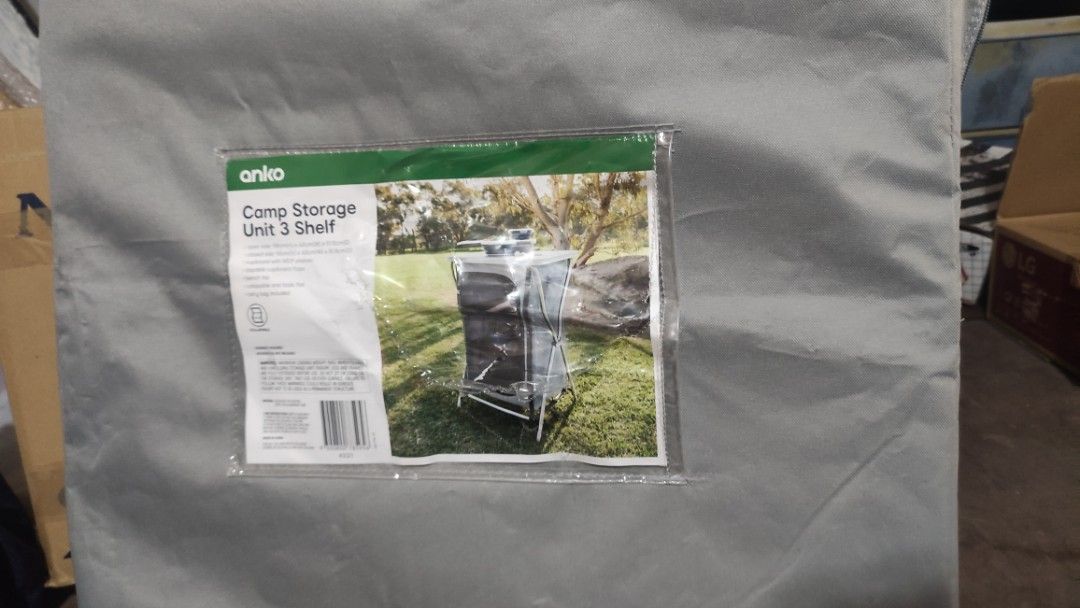 Anko 3 shelf camp storage, Sports Equipment, Hiking & Camping on Carousell