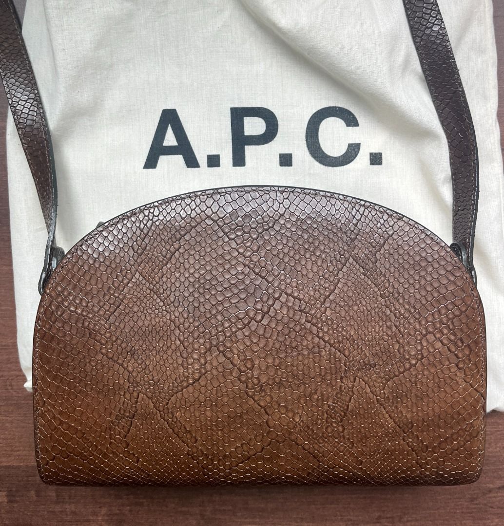APC Demi Lune Bag Snakeskin Women s Fashion Bags Wallets