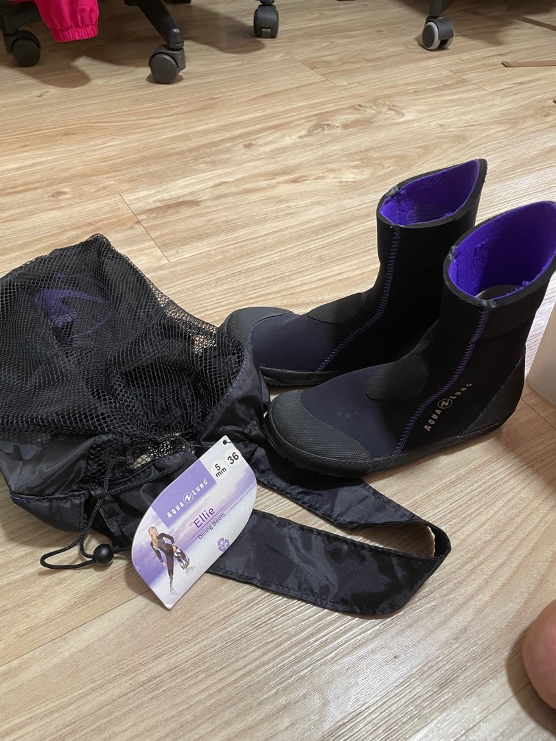 Aqua Lung Ellie Diving Boots (water booties), Sports Equipment, Other