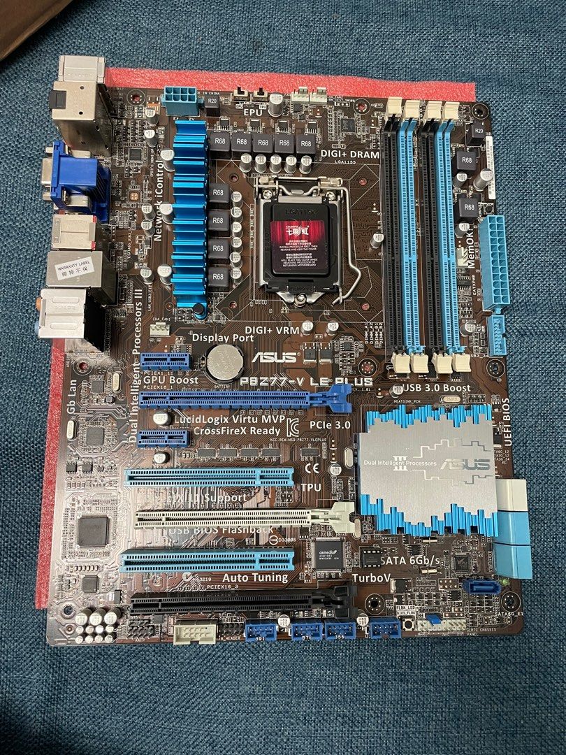 ASUS P8Z77-V LE PLUS LGA 1155 Intel Z77 HDMI SATA 6Gb/s USB 3.0 ATX Intel  Motherboard