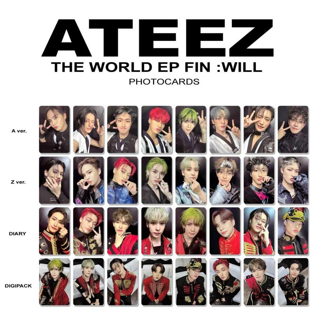 ateez シリアル　10枚 ateez シリアル 10枚