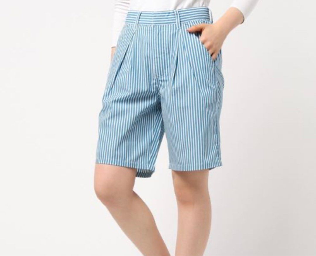 パンツ Stussy Doris Stripe Baggy Shorts - Blue Stussy Doris Stripe Baggy Shorts - Blue