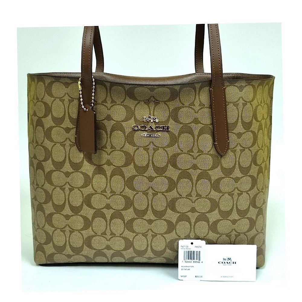 Coach signature avenue best sale tote
