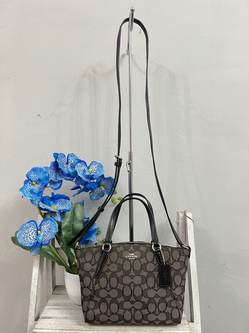 Coach mini kelsey store black