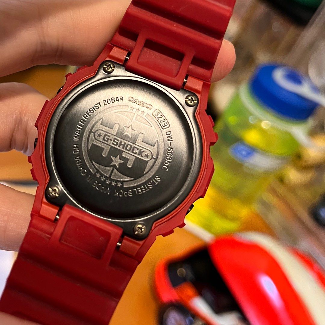 Authentic GSHOCK DW5635C Red Out 35th Anniversary