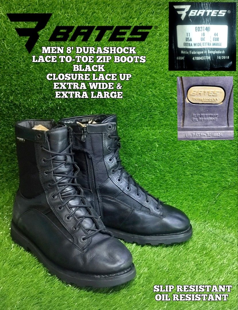 Bates lace online to toe boots