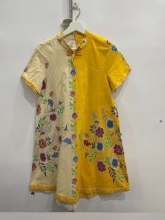 Batik dress yellow