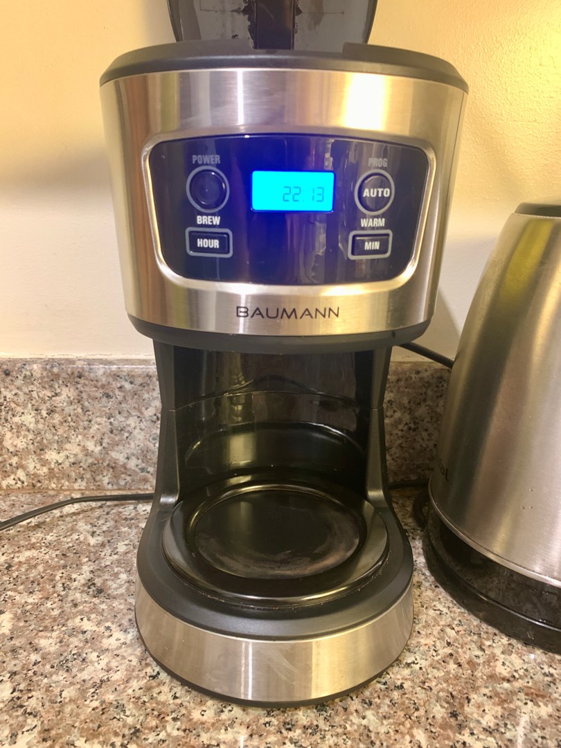 Baumann Programmable Coffee Maker, TV & Home Appliances, Kitchen