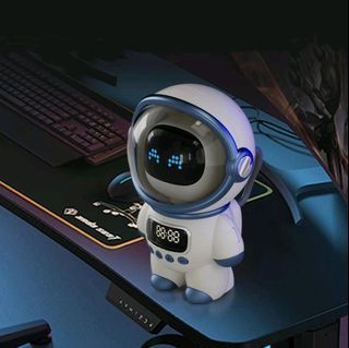 Bluetooth Astronaut Speaker with clock and alarm Rechargeable Speaker