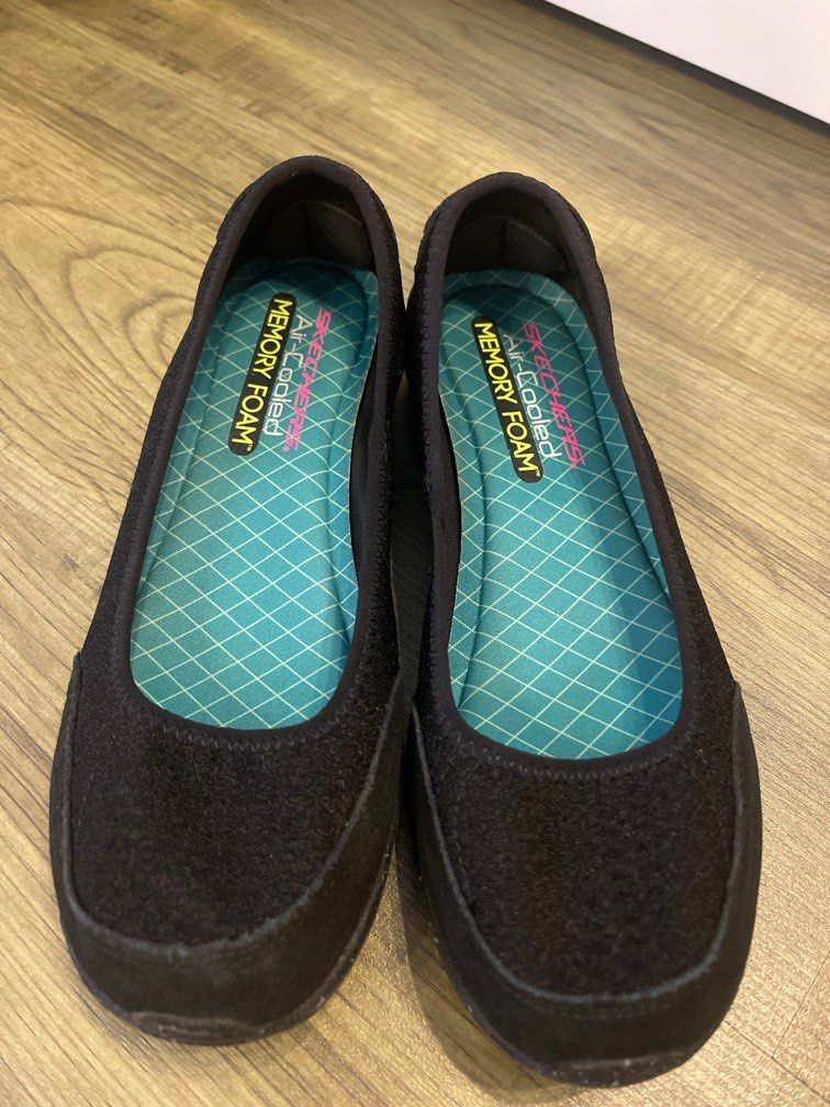 Memory foam cheap black womens shoes