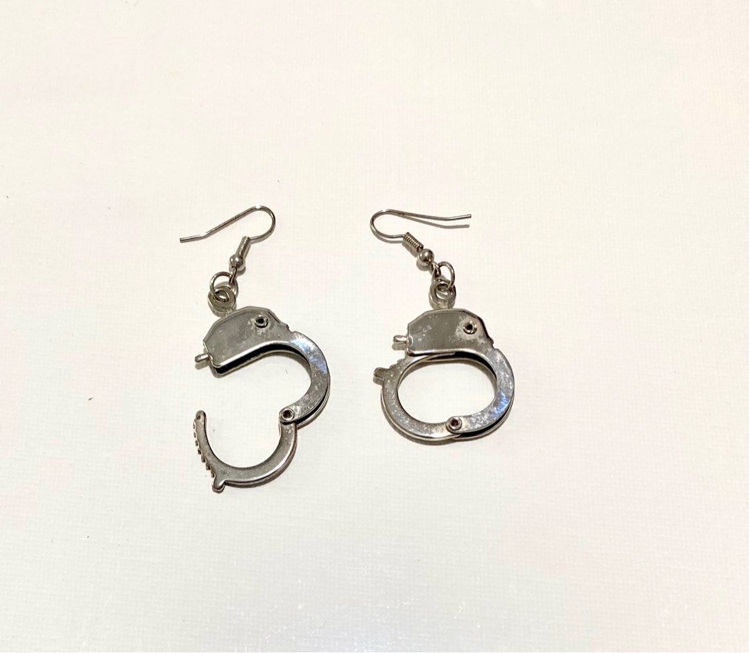 Handcuff earrings claire's top