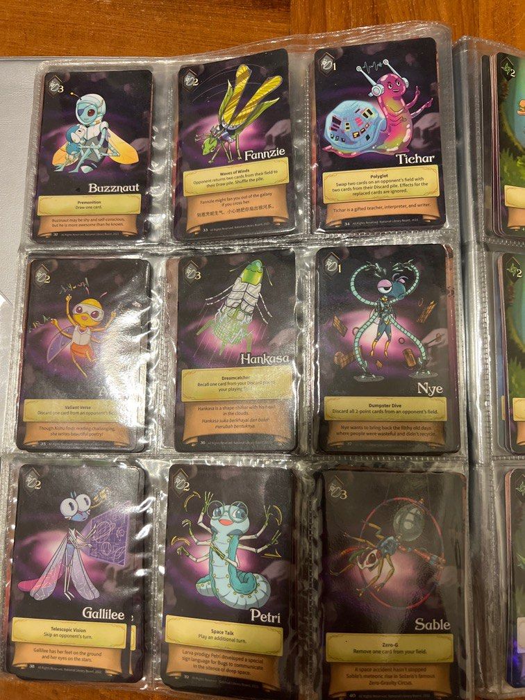 Book bug 4 cards full set, Hobbies & Toys, Toys & Games on Carousell