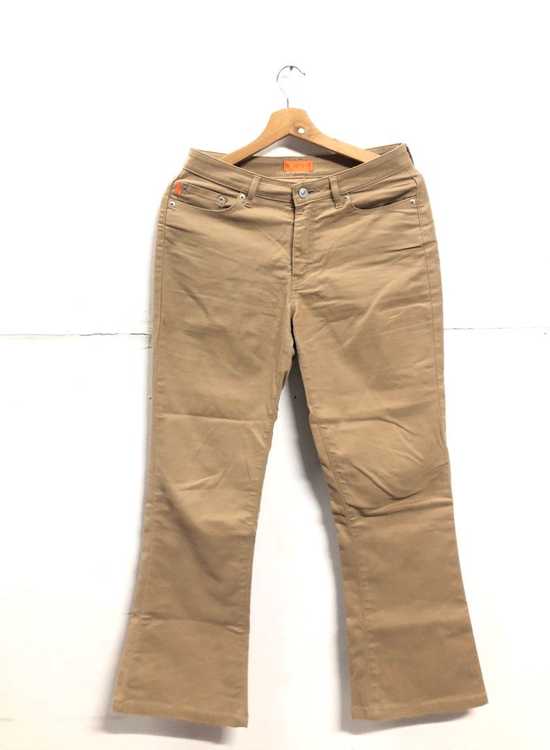 brown bootcut pants, Women's Fashion, Bottoms, Jeans & Leggings on Carousell