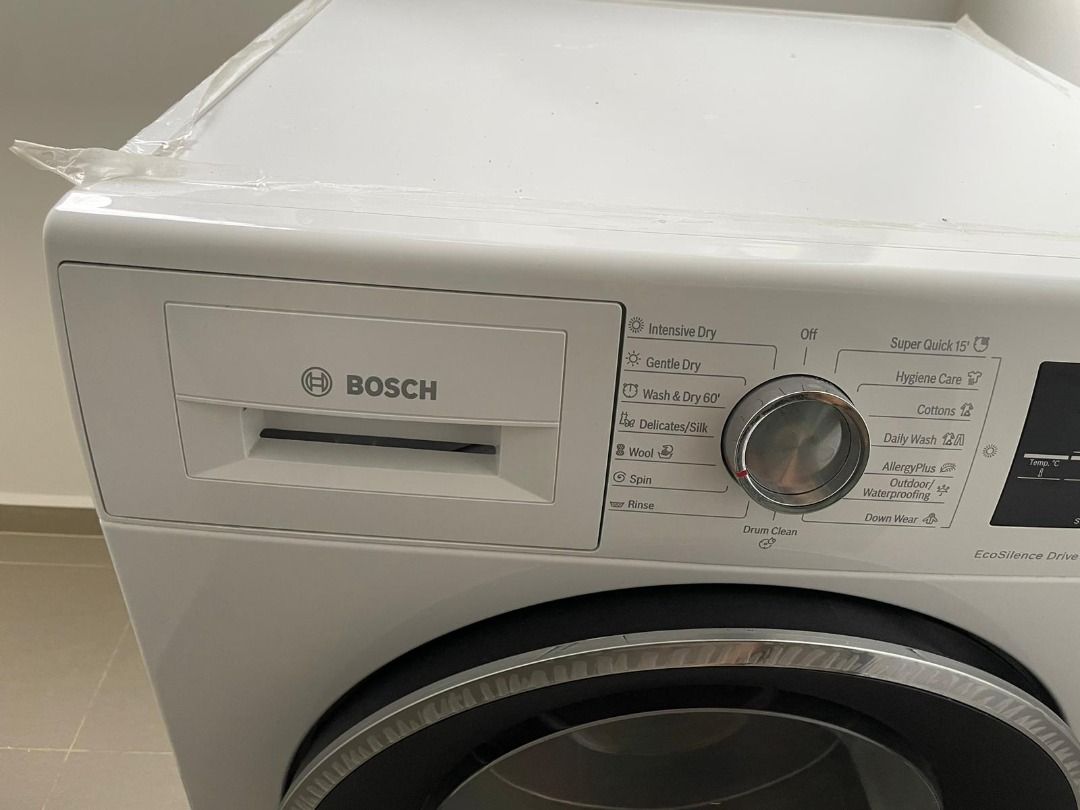 Bosch Series 4 EcoSilence Washer / Dryer 9/6 kg frontloading, TV