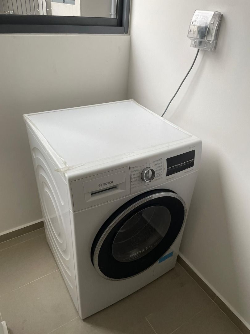 Bosch Series 4 EcoSilence Washer / Dryer 9/6 kg frontloading, TV