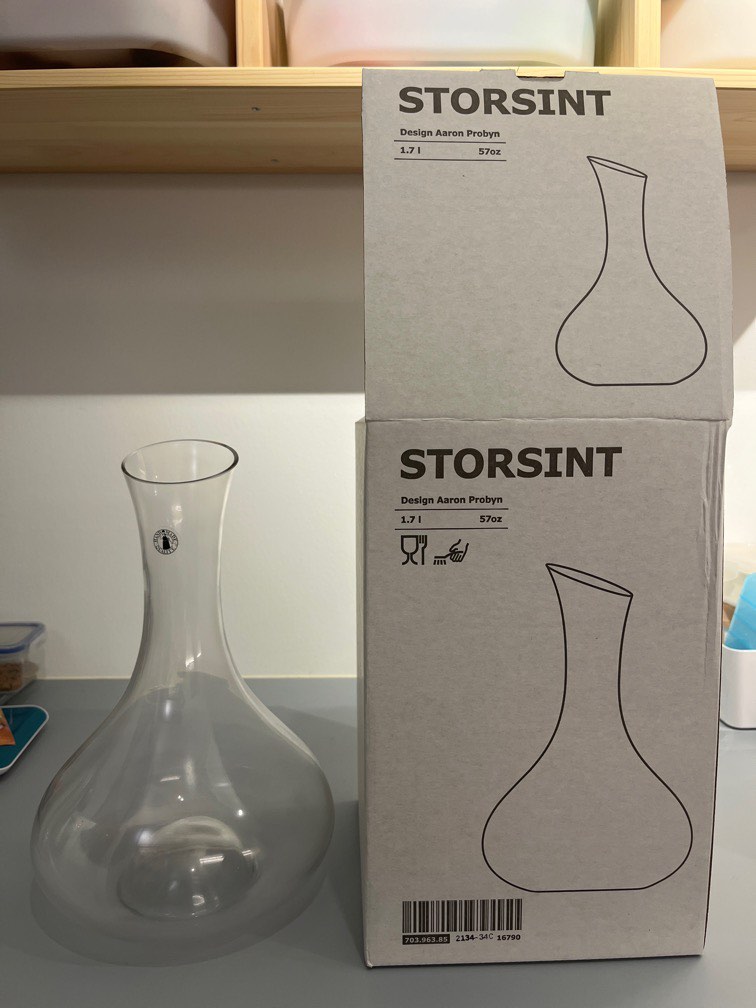 Brand new IKEA wine decanter, TV & Home Appliances, Kitchen Appliances