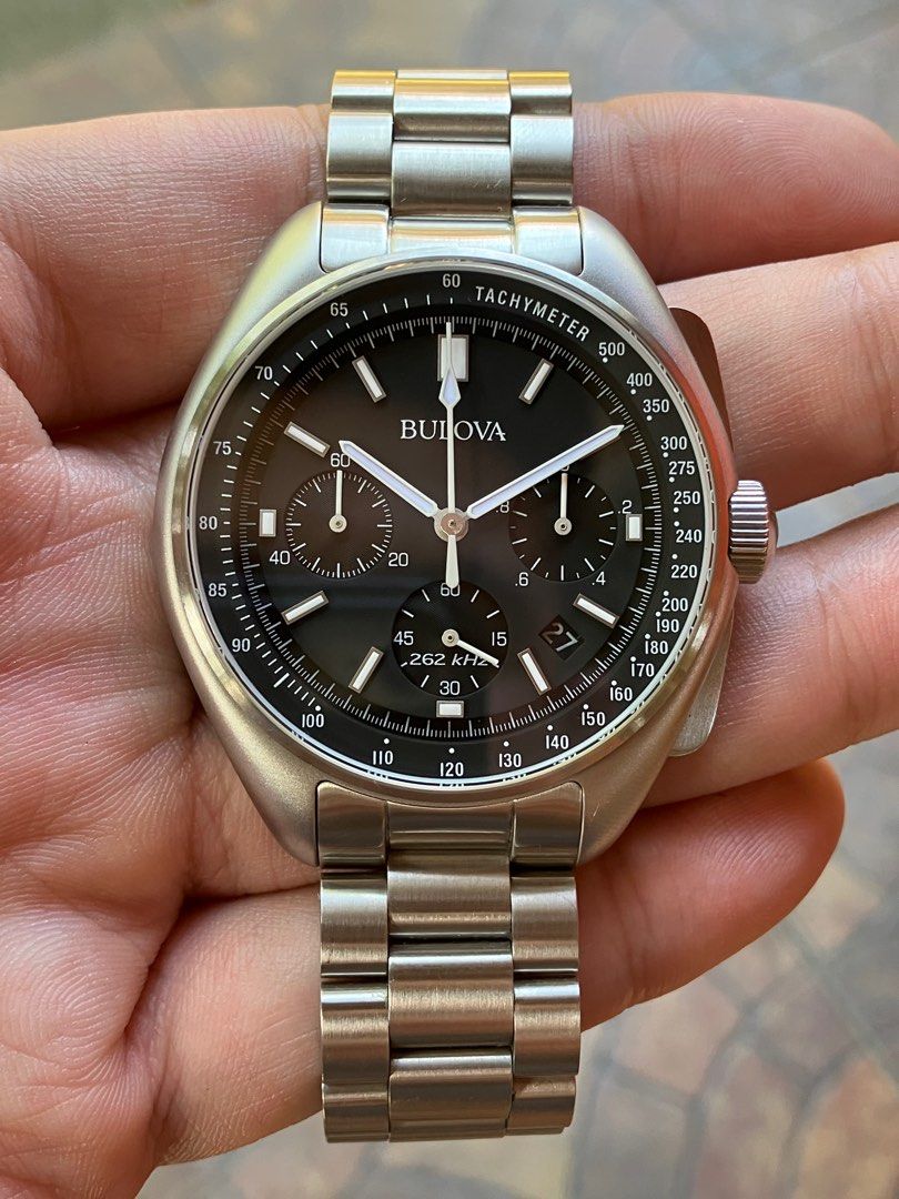Bulova lunar pilot metal bracelet hot sale