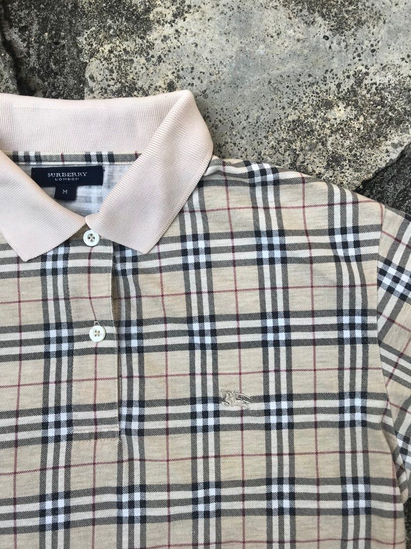 Burberry nova check polo new arrivals