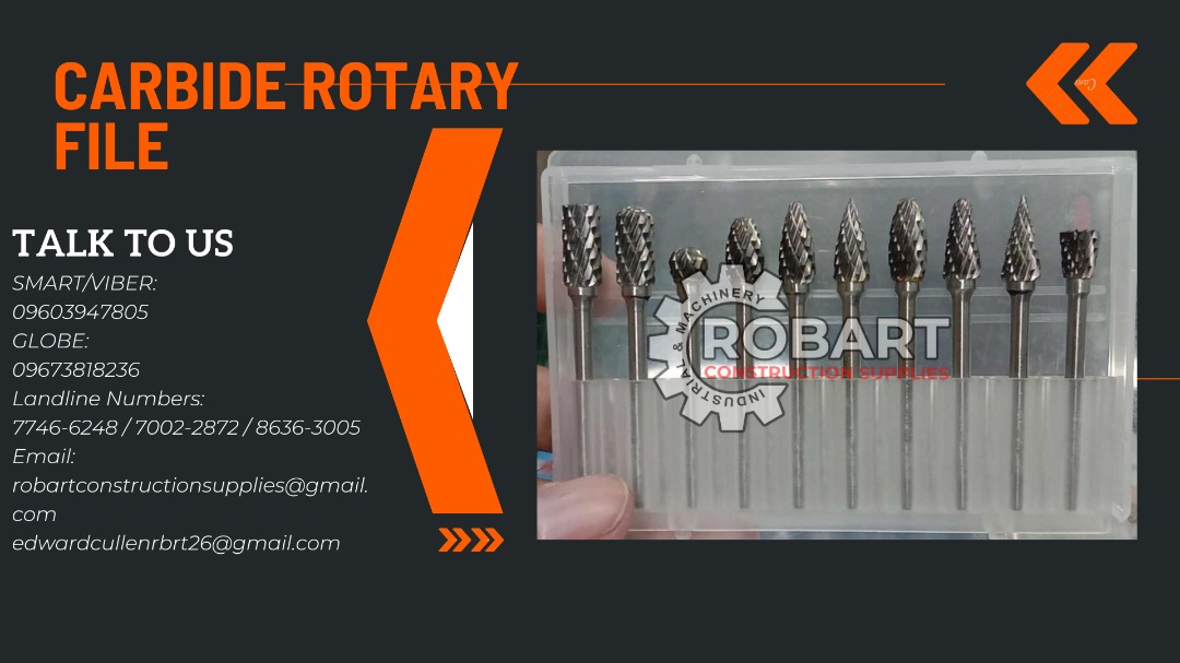 Carbide Rotary File, Commercial & Industrial, Construction & Building ...