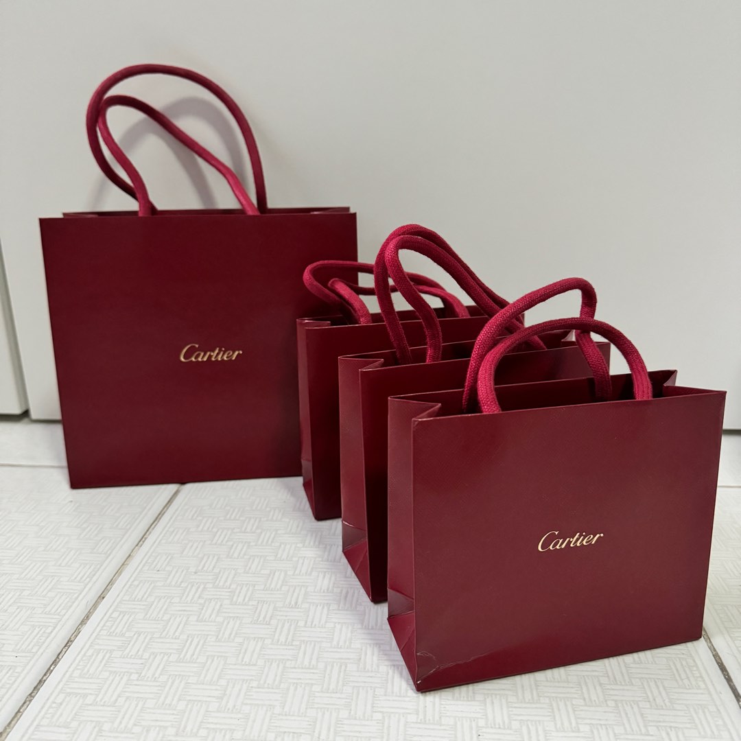 Cartier top paper bag