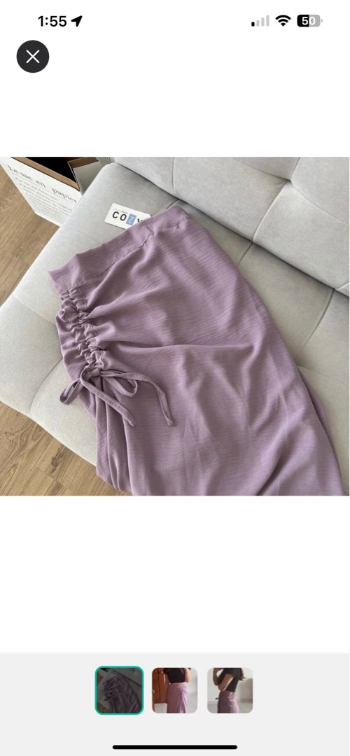 Casual flowy drawstring Skirt Women s Fashion Bottoms Other