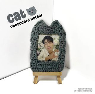 Cat Crochet Photocard PC Holder