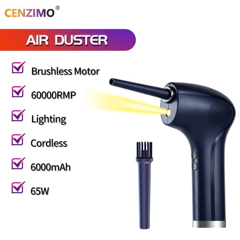 CENZIMO 60W 50000RPM Cordless Air Duster New Electric Improved Portable Air  Blower for Car / Computer Cleaning, Furniture & Home Living, Home  Improvement & Organisation, Home Improvement Tools & Accessories on  Carousell