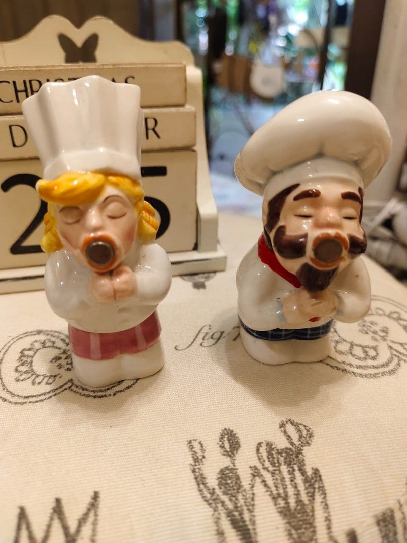 Clay Kitchen Chef Figurines, Furniture & Home Living, Home Decor, Other