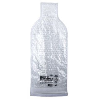 Clear Wine Bottle Reusable Protective Travel Bag (TravelPak) (750mL)