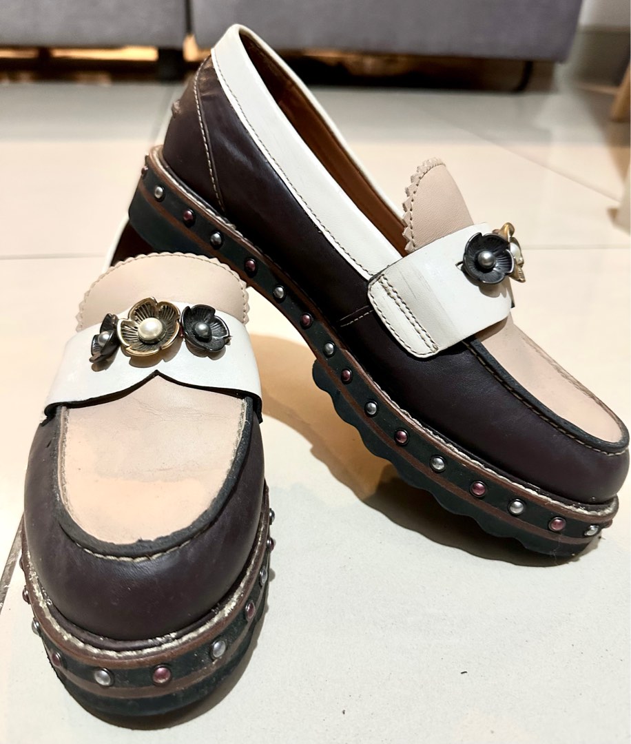 Coach lenox loafer black new arrivals
