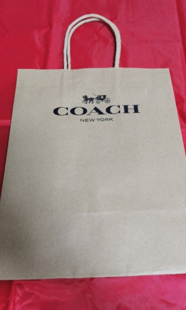 Coach paper Bag, Women's Fashion, Bags & Wallets, Tote Bags on Carousell
