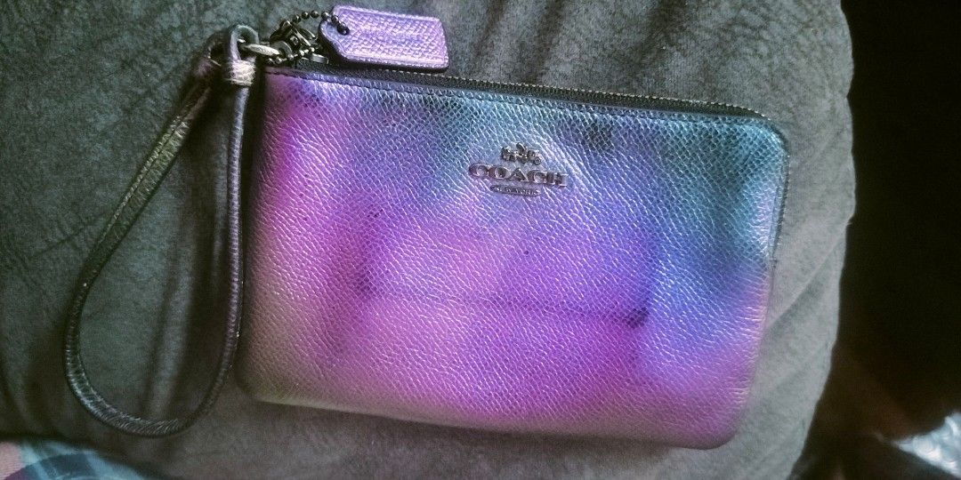 Coach discount hologram wristlet
