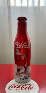 Coca-Cola Netherlands Santa Claus Aluminum Bottle Full