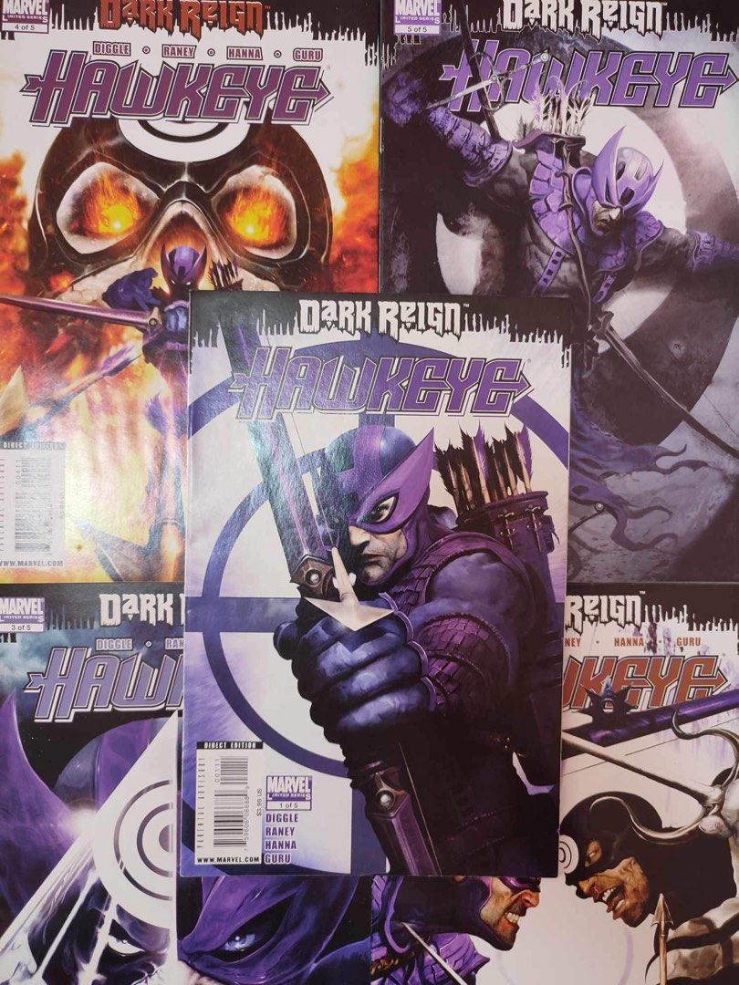 DARK REIGH HAWKEYE COMICS Issues #1-5 (Category: Comics & Manga) located in Quezon City. Submitted by comics.kolikx (Listing ID 1269763531, Image 1). Description: .