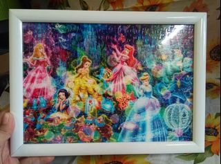 Disney Princesses Puzzle with Frame