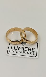 Elegant Plain Wedding Ring | 4.8MM |18K | SDG | Yellow Gold