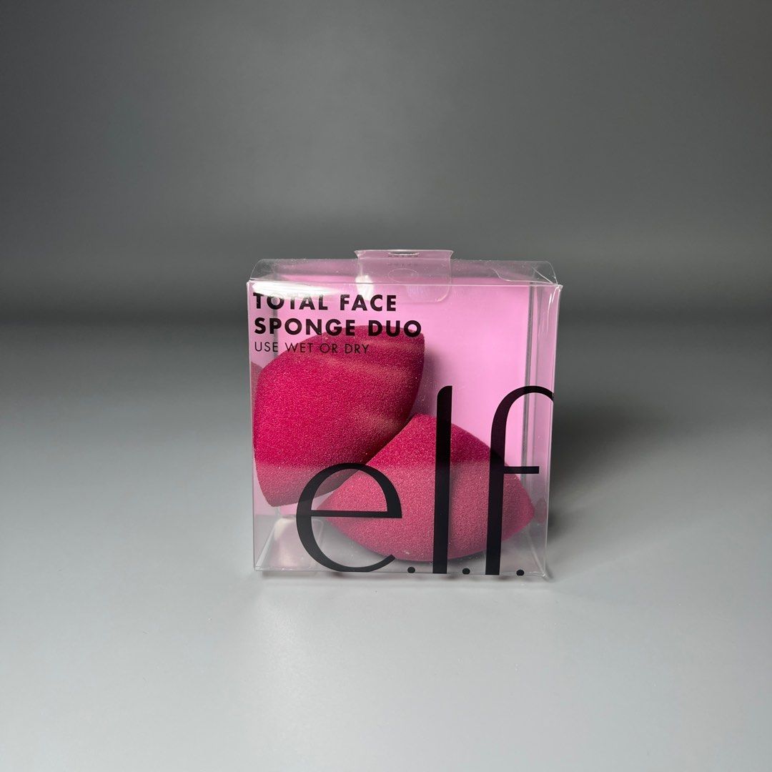 ELF Total Face Blending Sponge Duo, Beauty & Personal Care, Face