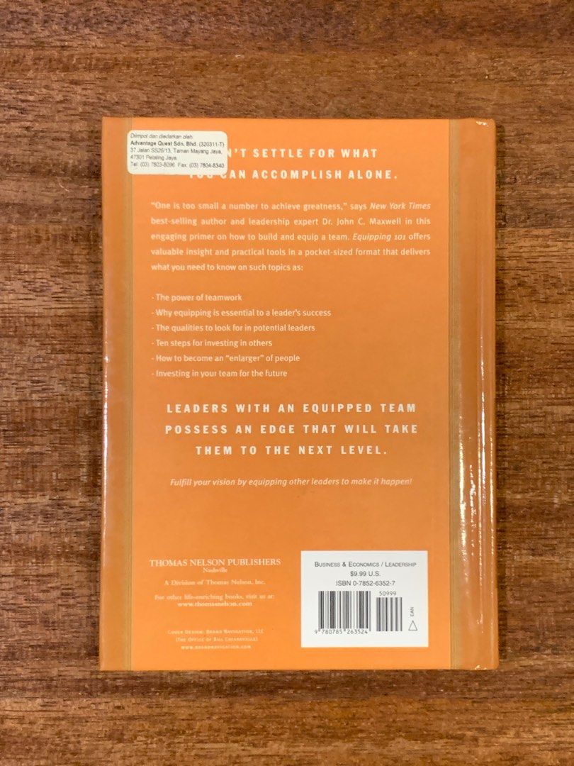 Equipping 101 What Every Leader Needs to Know book by John c.maxwell ...