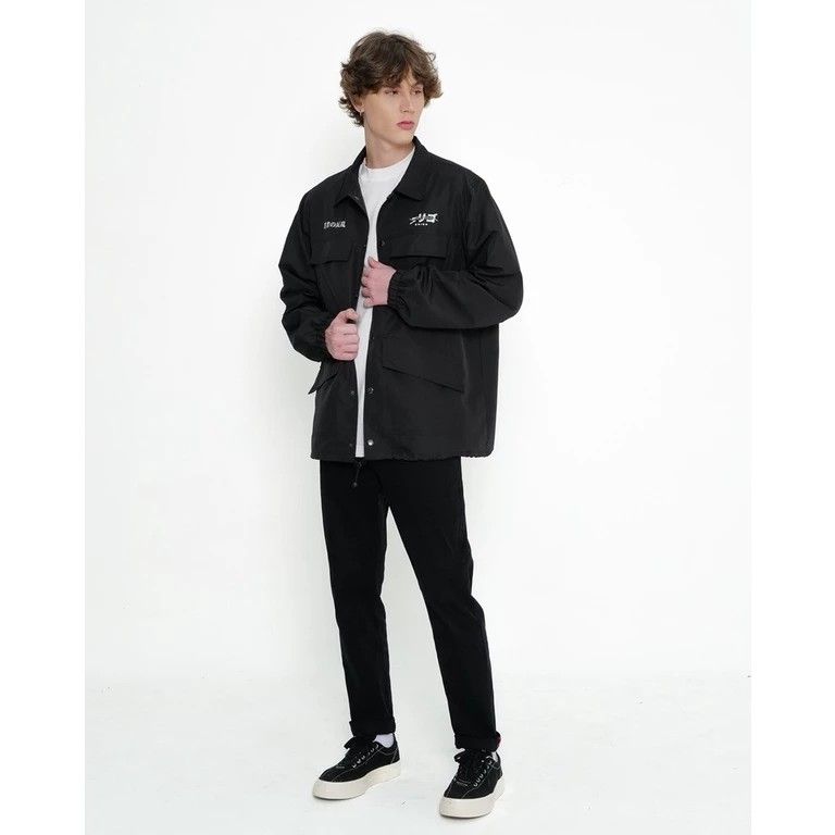 ERIGO Coach Jacket NEW Fesyen Pria Pakaian Baju Luaran di Carousell