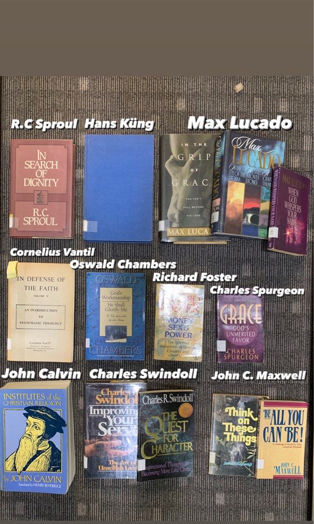 [Famous Christian Authors] MAX LUCADO, CHARLES SPURGEON, JOHN CALVIN