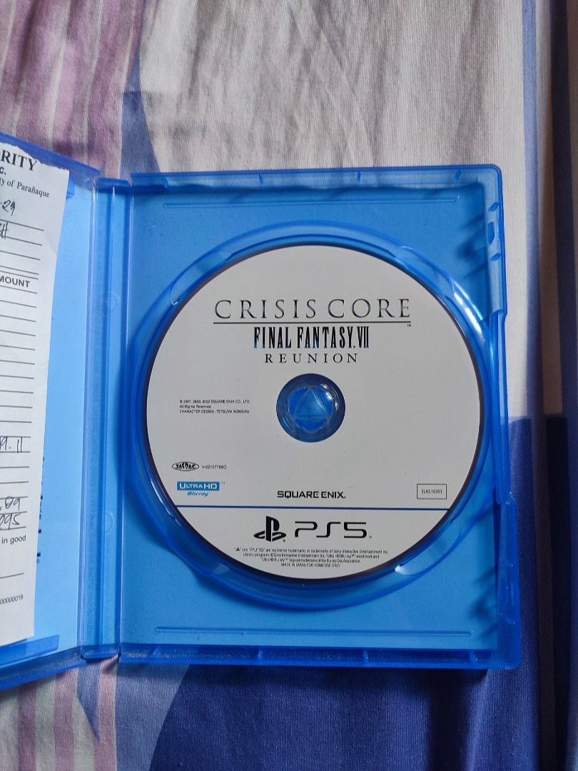 Final Fantasy 7 Crisis Core Reunion (Category: PlayStation) located in Paranaque City. Submitted by roschford (Listing ID 1268421197, Image 2). Description: Final Fantasy 7 Reunion rfs: need cash for tuition.