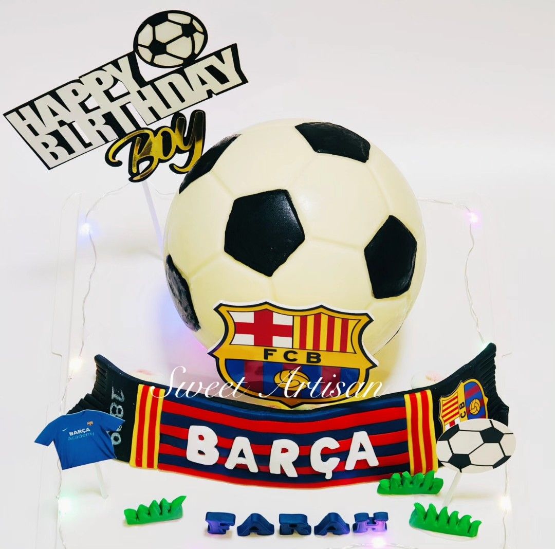 Football Pinata Cake With Hammer - Cake House Online