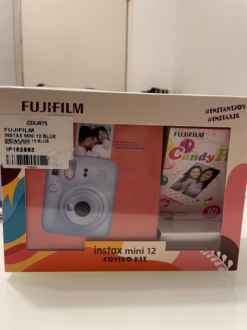 Fujifilm instax mini blue combo kit, Photography, Cameras on Carousell