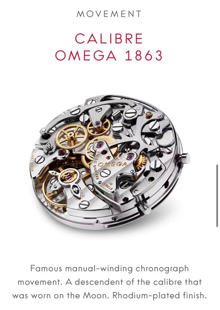 Omega top 1863 movement