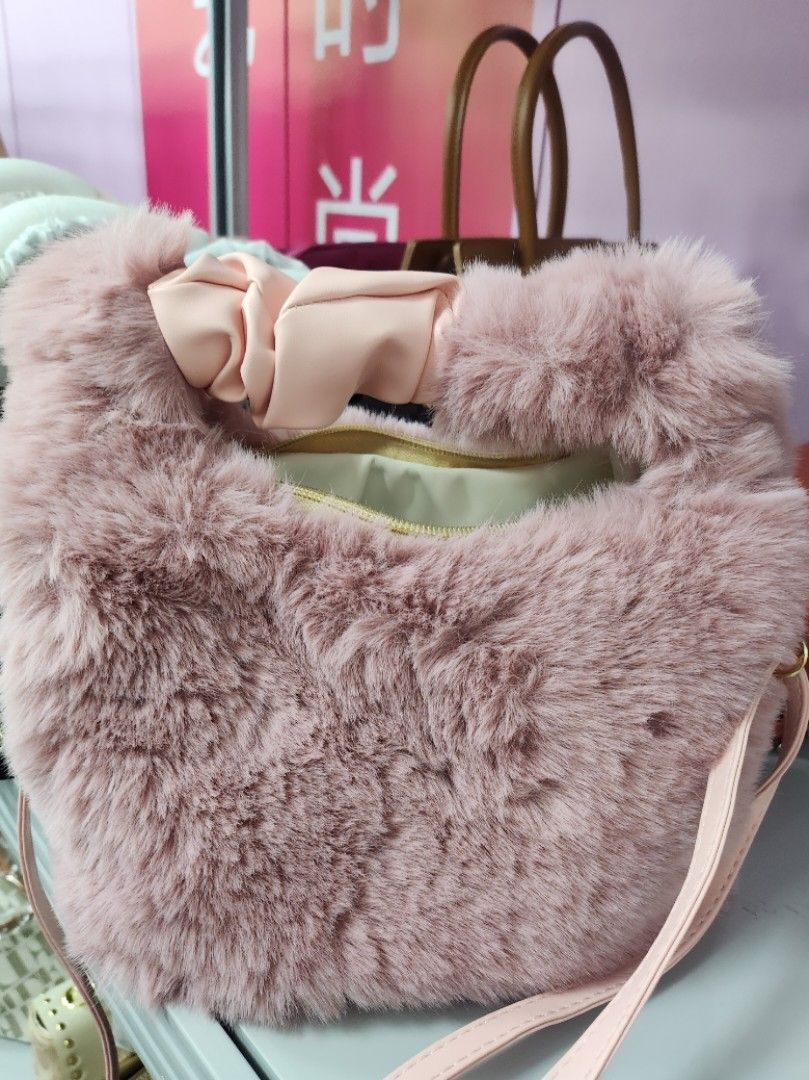 fur bag